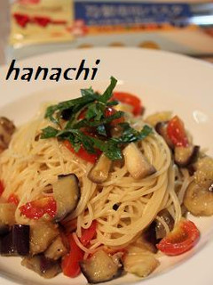 ナスとトマトの冷製パスタ♪-レシピのメイン写真