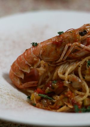 エビの冷製パスタ-レシピのメイン写真