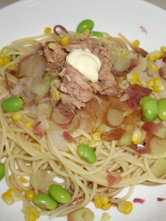ランチに簡単10分♪ポン酢de冷製パスタ-レシピのメイン写真