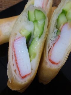 サクットロ~のカニカマきゅうりチーズ春巻-レシピのメイン写真