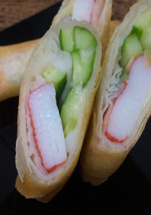 サクットロ～のカニカマきゅうりチーズ春巻-レシピのメイン写真