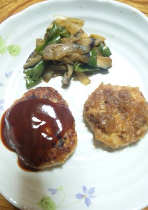 ポリ袋で作る豆腐ハンバーグ-レシピのメイン写真