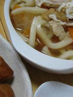 お雑煮風あったかおうどん-レシピのメイン写真