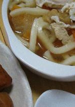 お雑煮風あったかおうどん-レシピのメイン写真