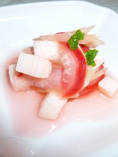長芋とラディッシュのみょうが甘酢漬け-レシピのメイン写真