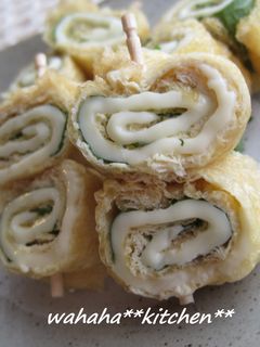 油揚げとチーズのクルクル巻き★-レシピのメイン写真