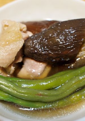 茄子と鶏肉の炊き合わせ-レシピのメイン写真