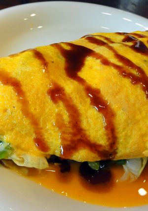 納豆サラダオムレツ(日曜の朝ごはん）-レシピのメイン写真