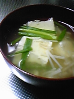 えのき茸と豆腐の中華スープ-レシピのメイン写真