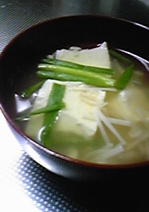 えのき茸と豆腐の中華スープ-レシピのメイン写真