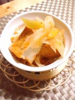 厚揚げのピリ辛ゴマ炒め煮♪-レシピのメイン写真