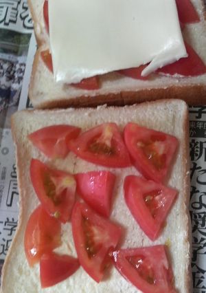 簡単 トマトトースト-レシピのメイン写真