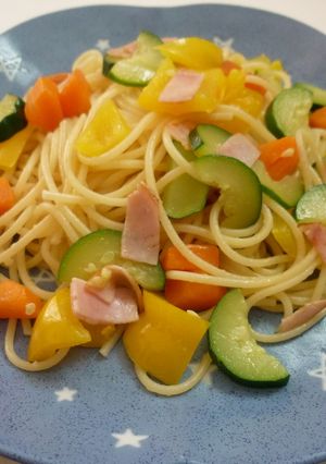 温野菜の塩パスタ・”　●）-レシピのメイン写真