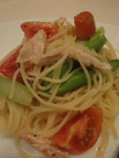 トマトとアスパラの冷製パスタ-レシピのメイン写真