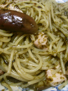鶏ささみとのりの和風パスタ-レシピのメイン写真