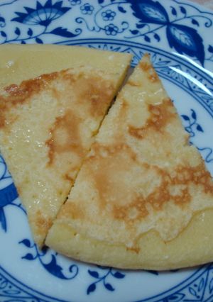 簡単！もっちもち薄型ホットケーキ-レシピのメイン写真
