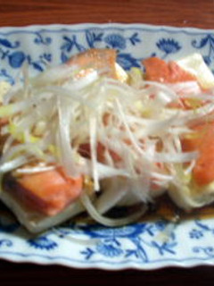 豆腐と鮭のレンジ蒸し-レシピのメイン写真
