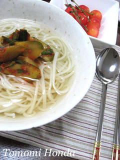 10分でできる☆キムチそうめん-レシピのメイン写真