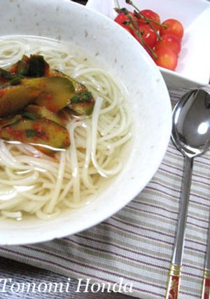10分でできる☆キムチそうめん-レシピのメイン写真