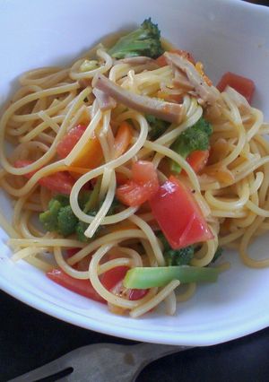 トマトのさっぱりナポリタン-レシピのメイン写真
