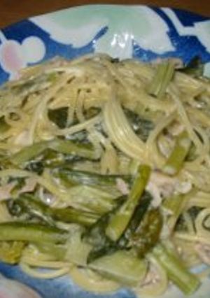 高菜のクリームパスタ-レシピのメイン写真