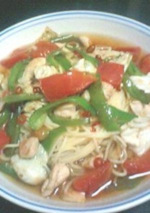 トマトの和風冷やしパスタ-レシピのメイン写真