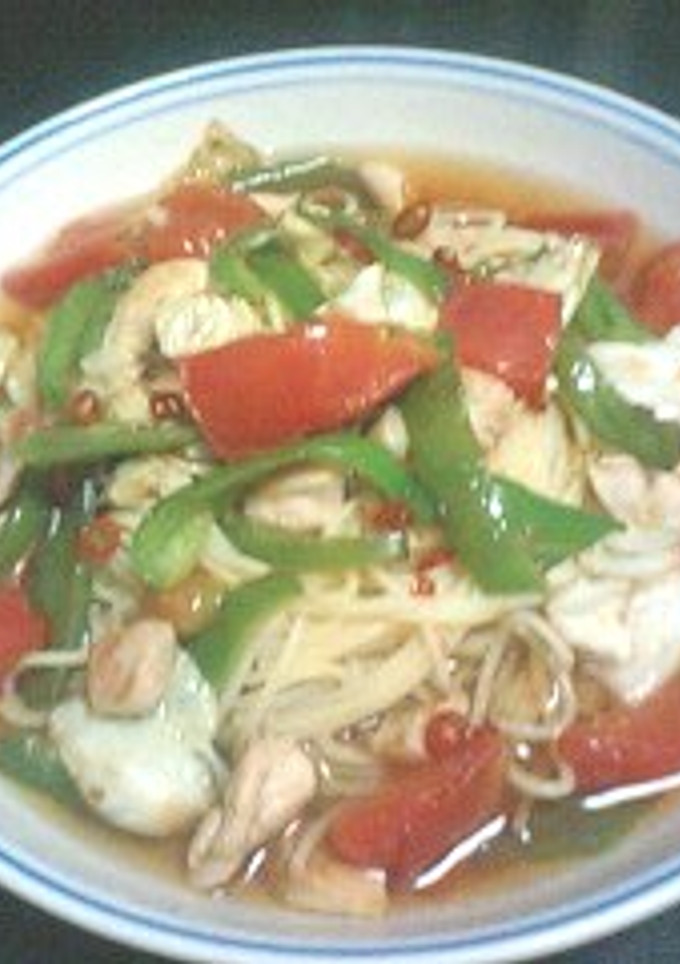 トマトの和風冷やしパスタ-レシピのメイン写真