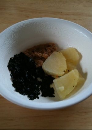 離乳食 海苔ポテトplus納豆-レシピのメイン写真