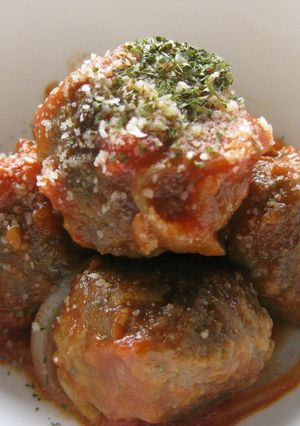 カリふわっ♪ミートボールのトマト煮込み-レシピのメイン写真