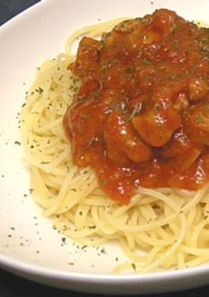 第１９５の隷使緋：ユズトマトパスタル-レシピのメイン写真