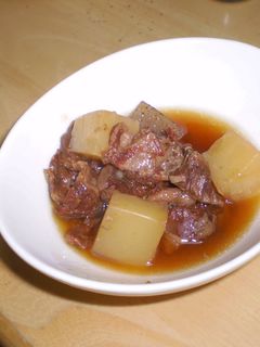 牛すじとこんにゃくの煮物-レシピのメイン写真