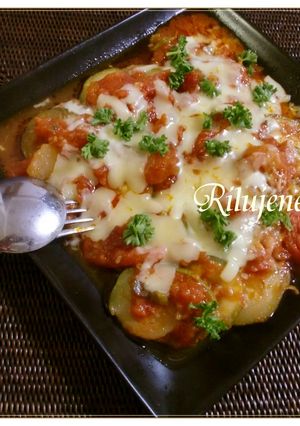 ズッキーニのチーズ焼きｉｎラタトゥイユ風-レシピのメイン写真