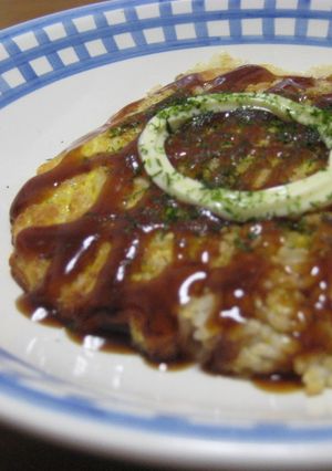 お好み焼き風焼きごはん-レシピのメイン写真