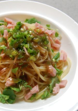 ガーリックドレッシングのさわやかパスタ-レシピのメイン写真