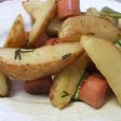 ポテトとウィンナーカリカリ焼き