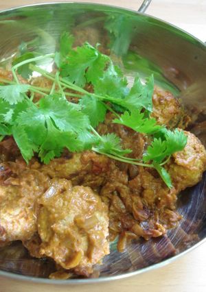 鶏団子のインドカレー チキンコフタ-レシピのメイン写真