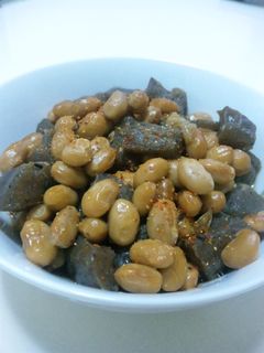 大豆とこんにゃくのきんぴら-レシピのメイン写真