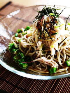 冷やし蕎麦 鶏わさび風味-レシピのメイン写真