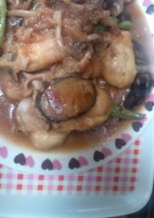 鶏肉となすのみぞれ煮-レシピのメイン写真