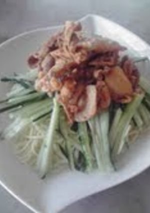 韓国風ビビン冷製パスタ-レシピのメイン写真
