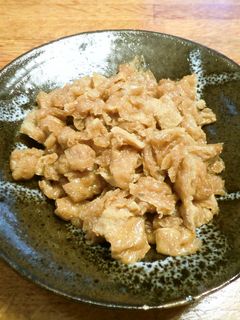 油揚げのつくだ煮風甘辛煮-レシピのメイン写真