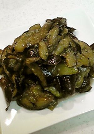 夏のご飯のお供です☆茄子の大葉味噌炒め-レシピのメイン写真