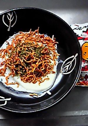 レンジでベビースターもんじゃ！-レシピのメイン写真