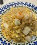 冷やご飯で作る海鮮チャーハン