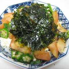 รูปของ 夏ごはん　豆腐と野菜丼