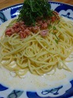 冷製鮭クリームパスタ-レシピのメイン写真