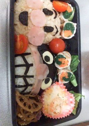 ＜キャラ弁＞アンパンマンとばいきんまん-レシピのメイン写真