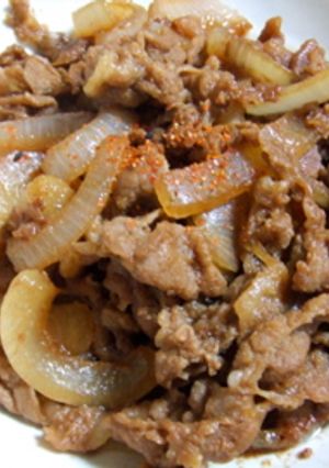 料理のための清酒で赤味噌豚丼☆-レシピのメイン写真