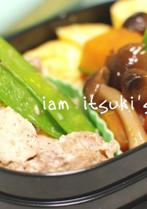 ≪お弁当に≫レンジ蒸し鶏のゴマドレ和え-レシピのメイン写真