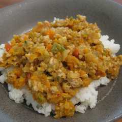 รูปของ ゴーヤー　キーマカレー